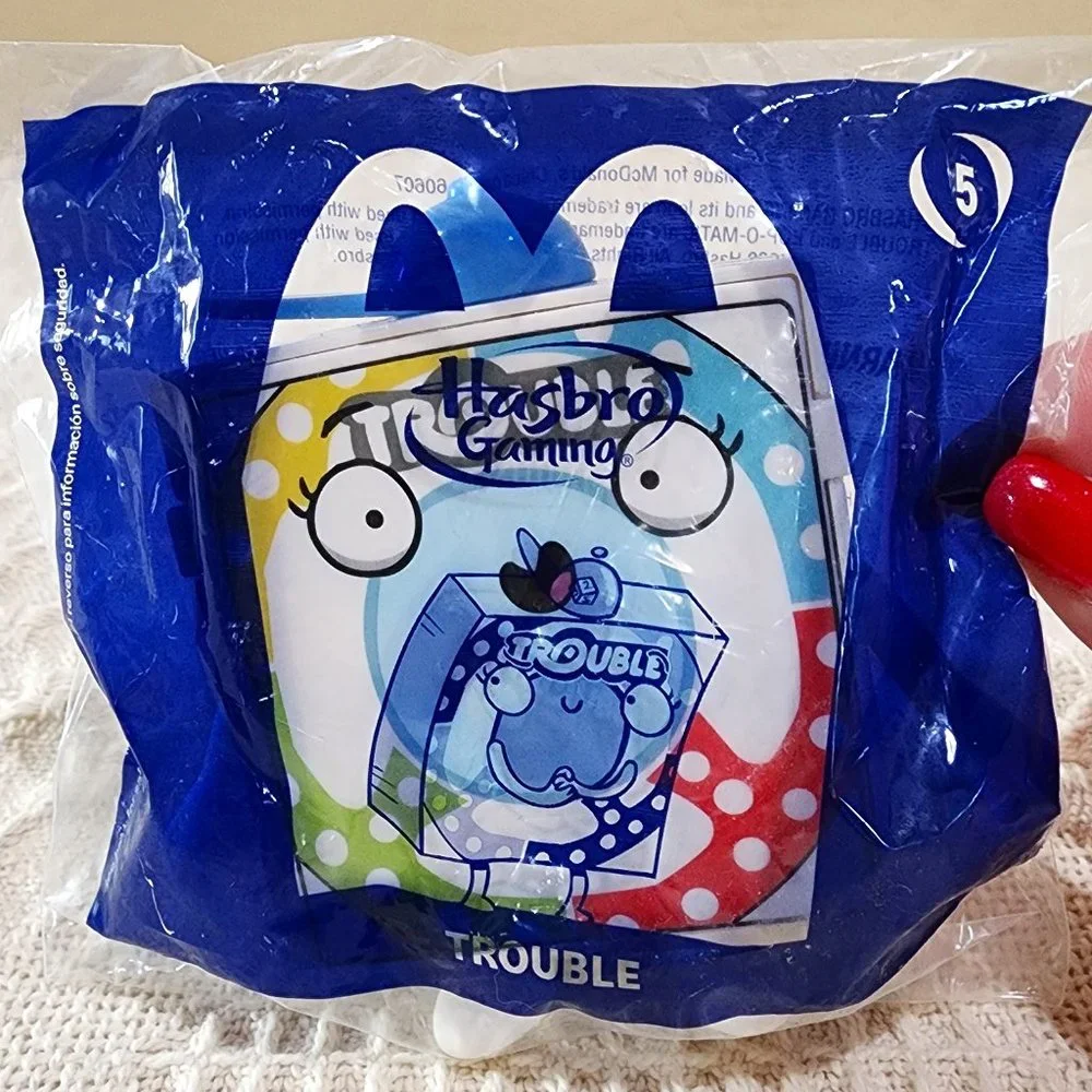 2020 Hasbro TROUBLE Mini Travel Game #5 McDonalds Happy Meal Toy - SEALED